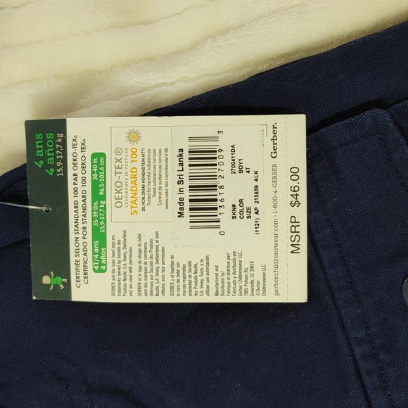 Gerber Navy Blue Hooded Two Packets coat - Picture 4 of 8
